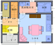 長崎住宅情報【SATO設計株式会社】注文住宅　1F間取図
