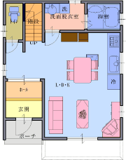 長崎住宅情報【SATO設計株式会社】注文住宅　1F間取図