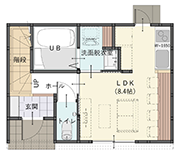 長崎住宅情報【SATO設計株式会社】注文住宅　1F間取図