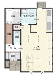 長崎住宅情報【SATO設計株式会社】注文住宅　1F間取図