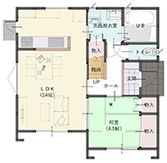 長崎住宅情報【SATO設計株式会社】注文住宅　1F間取図