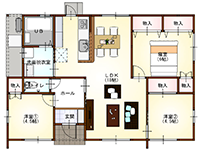 長崎住宅情報【SATO設計株式会社】注文住宅　1F間取図