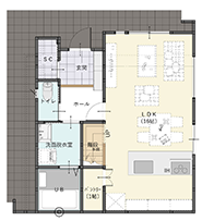 長崎住宅情報【SATO設計株式会社】注文住宅　1F間取図